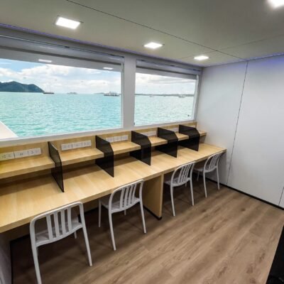 Mandarin Queen Jovanna Camera charging and editing area