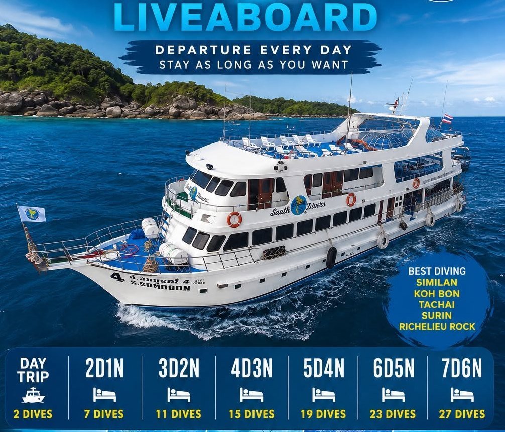 South Siam Similan Islands Diving Liveaboards